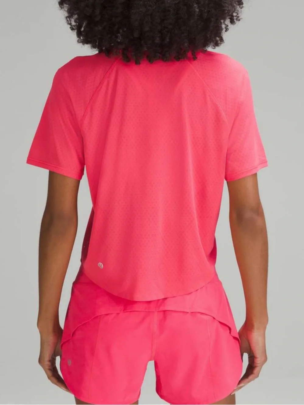 Lululemon Fast and Free Race Length T-Shirt Pink Size 4
